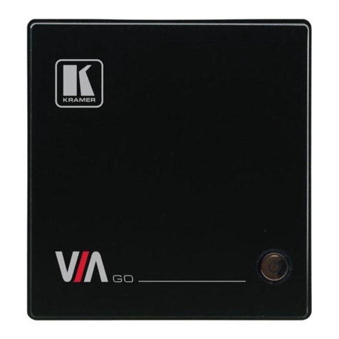 Kramer VIA GO User manual