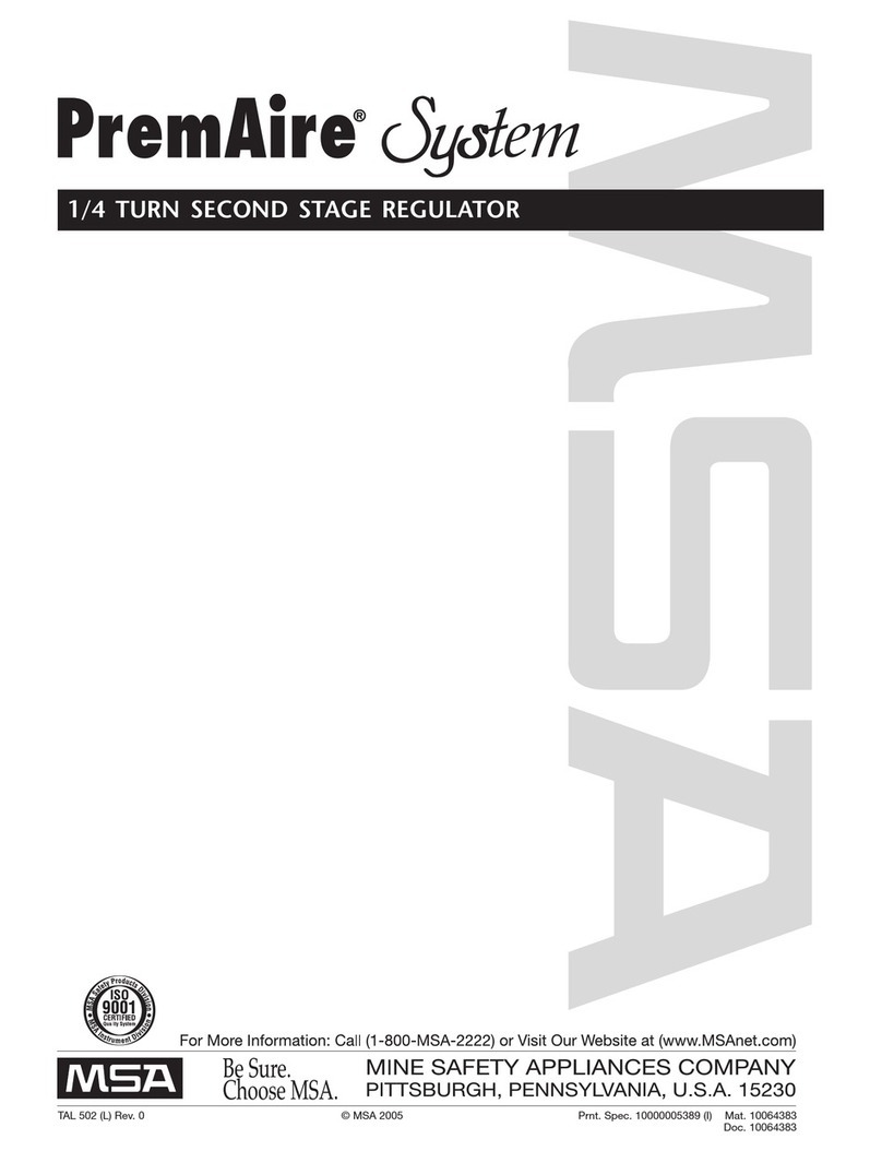 MSA PremAire System User manual