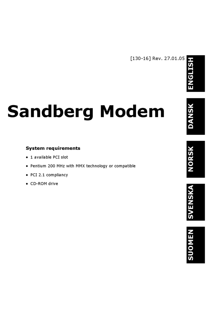 Sandberg 130-16 manual