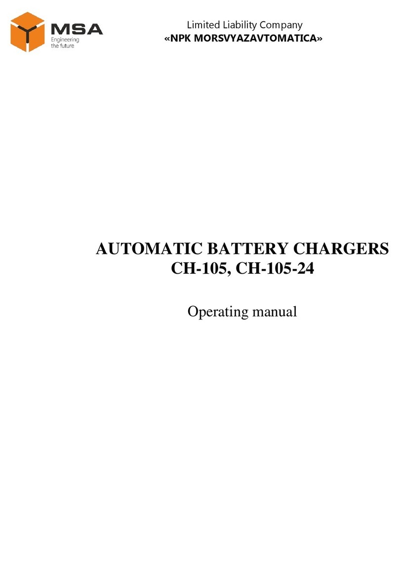 MSA CH-105 User manual