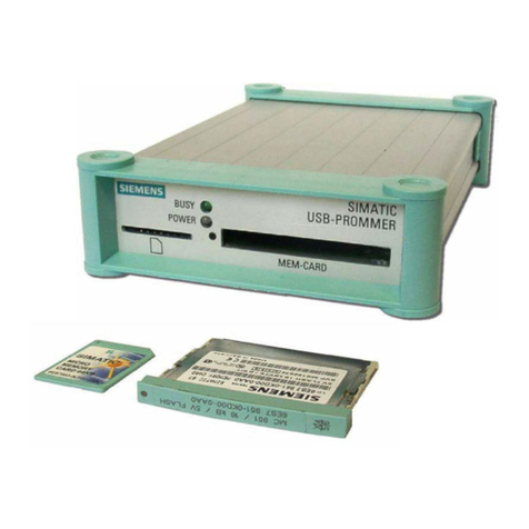 Siemens SIMATIC USB-Prommer Operating instructions