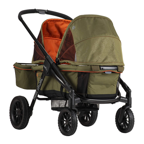 Evenflo PIVOT XPLORE All-Terrain Stroller Wagon User manual