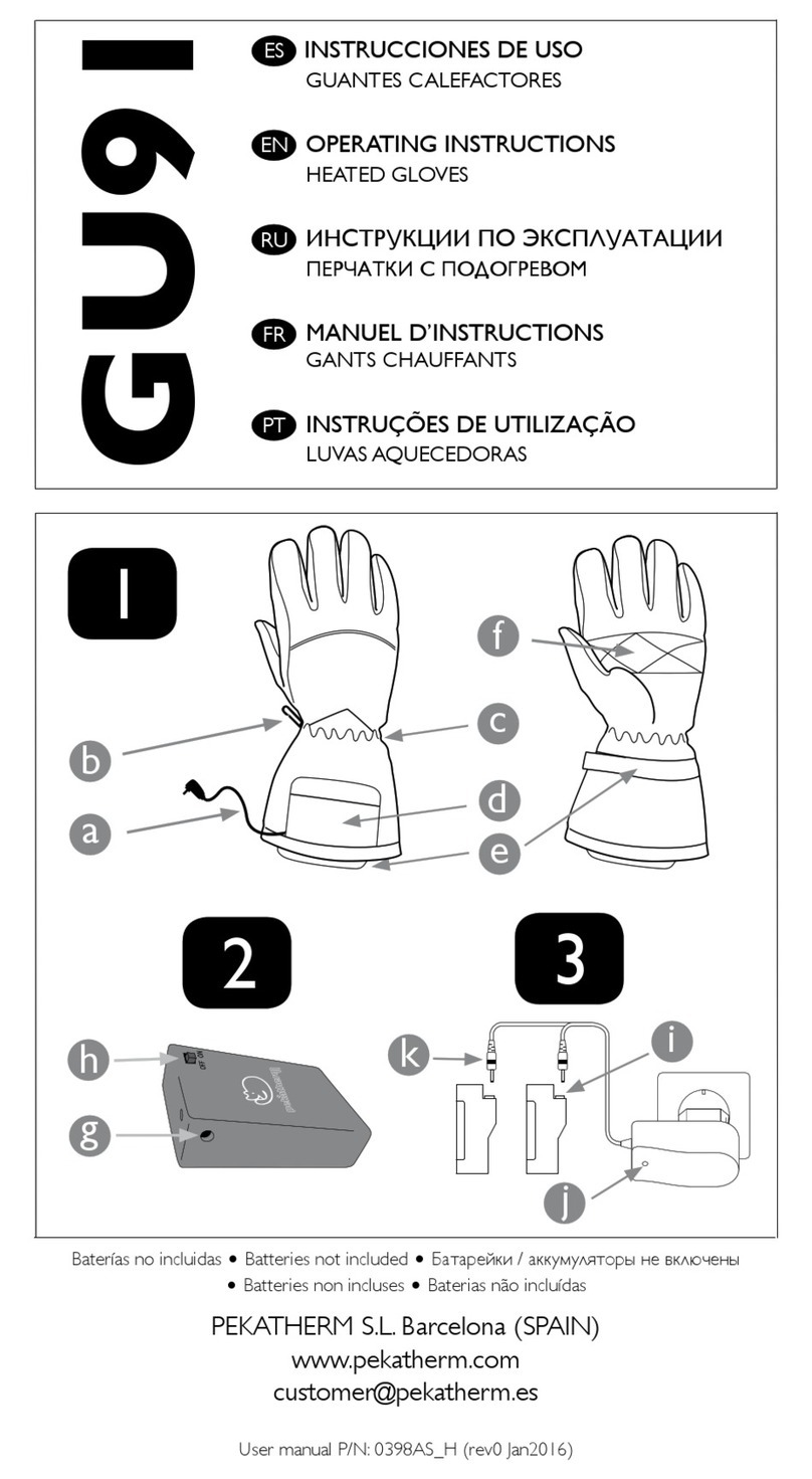 Pekatherm GU91 operating instructions