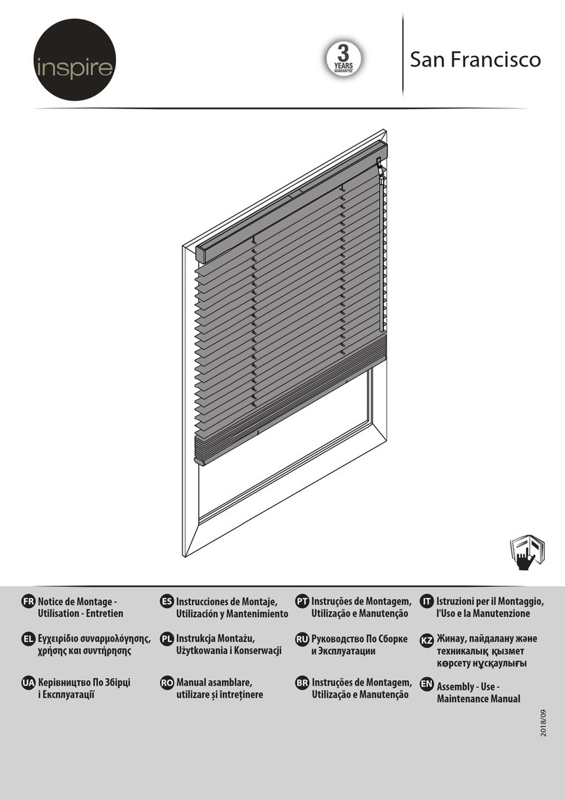 Inspire San Francisco Assembly, Use, Maintenance Manual