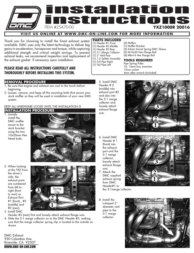DMC 25470-00 installation instructions