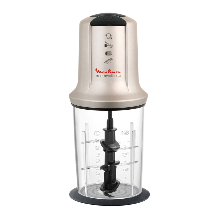 Moulinex MULTIMOULINETTE XXL AT718A10 manual