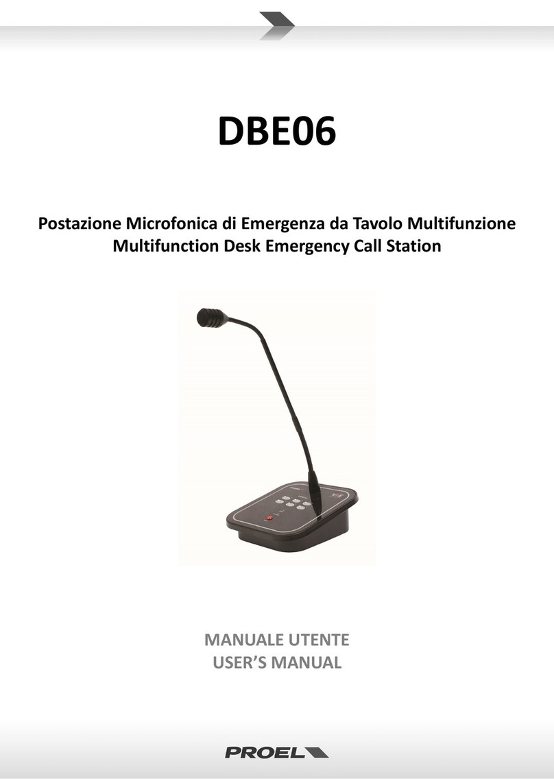 PROEL DBE06 user manual