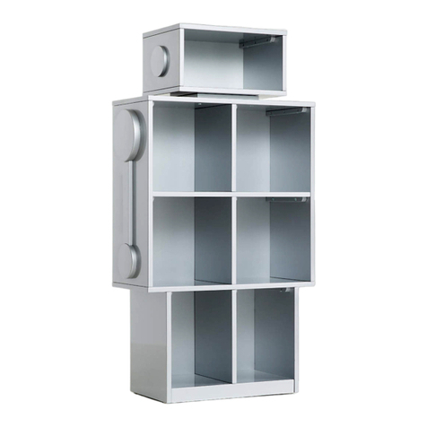 Crate&Barrel Roboshelf Bookcase User manual Crate&Barrel Roboshelf Bookcase User manual