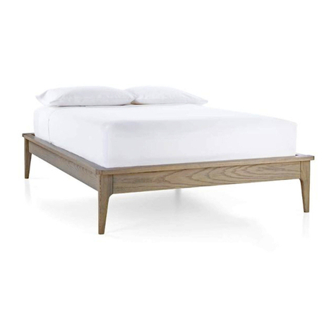 Crate&Barrel Wrightwood Full Platform Bed User manual