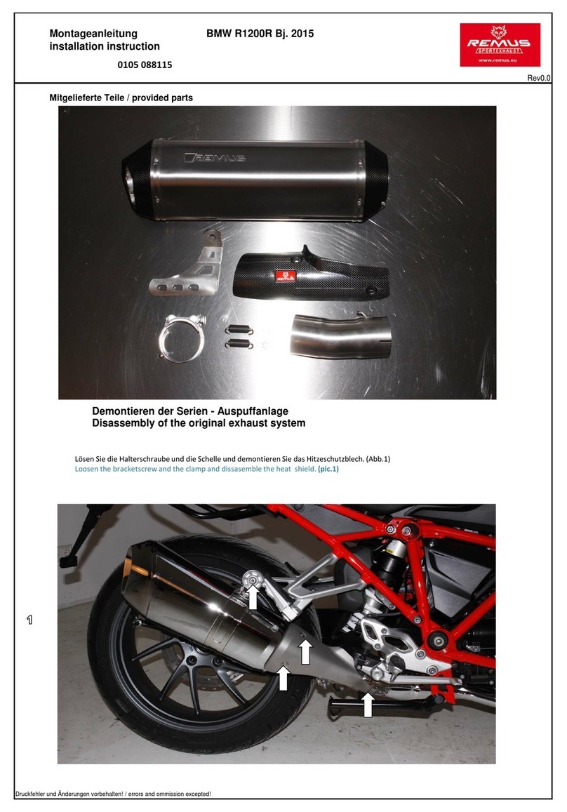 Remus 0105 088115 User manual