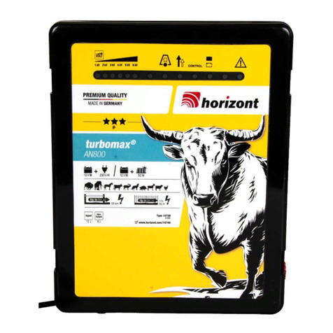 Horizont turbomax AN800 instruction manual