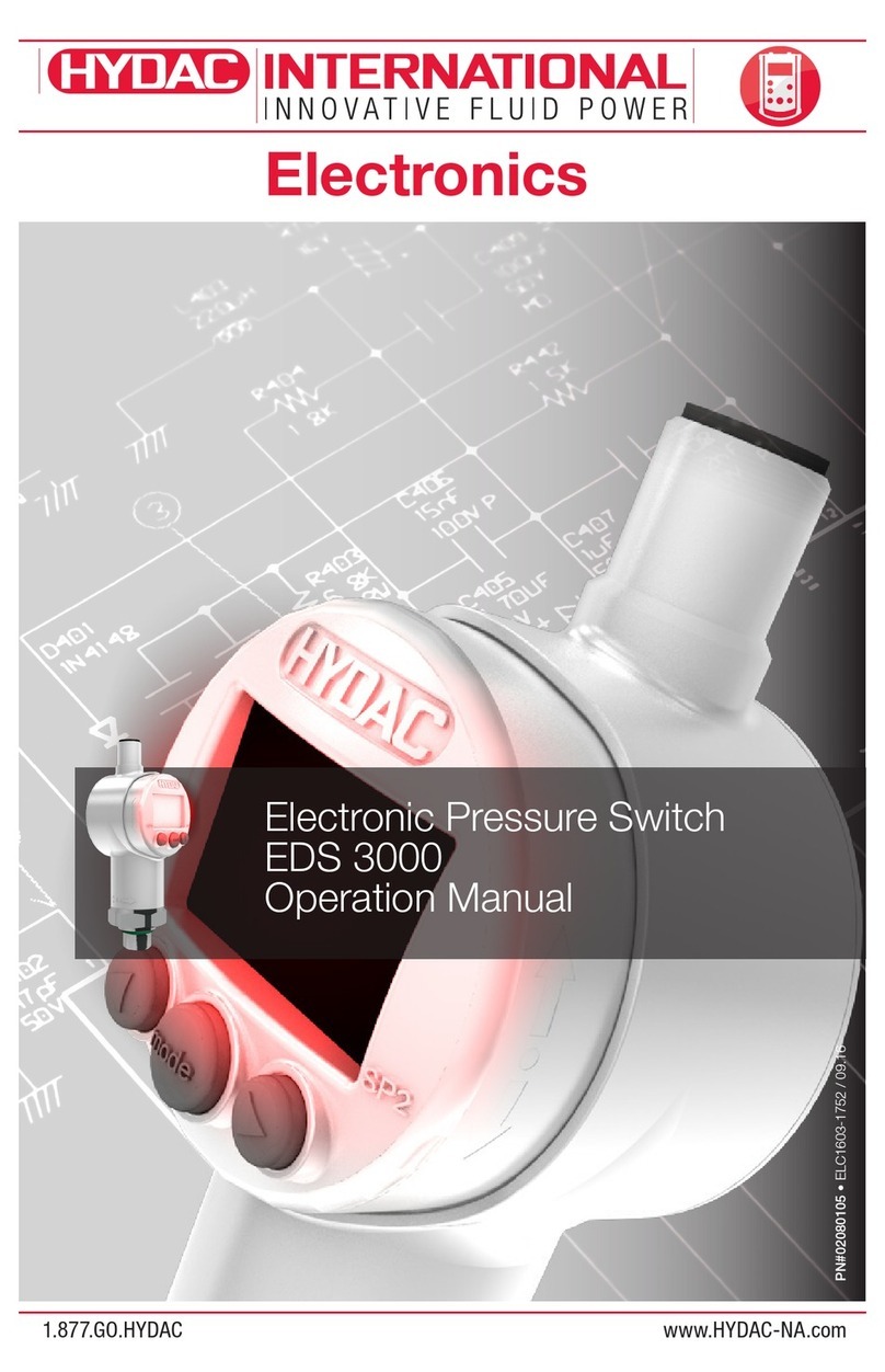 Hydac EDS 3000 User manual