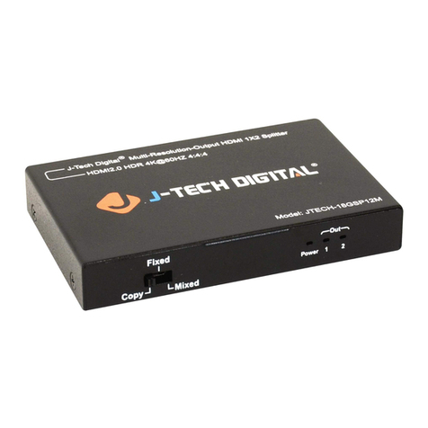 J-Tech Digital JTECH-18GSP12M User manual