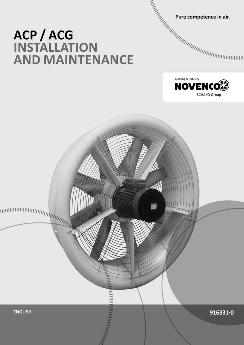 Schako NOVENCO NovAx ACP Series Instruction Manual