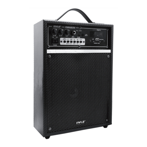 Pyle BOOM ROCK PWMAB250 Series User manual
