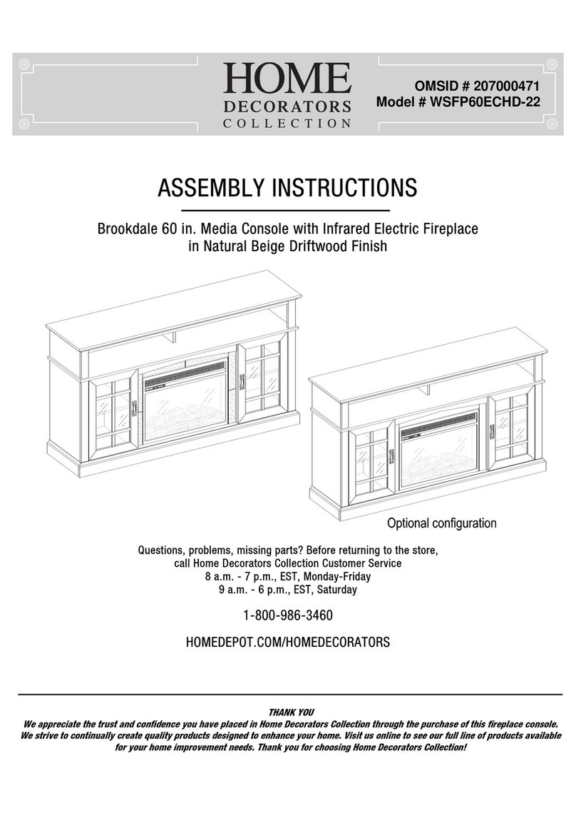 Home Decorators Collection WSFP60ECHD-22 Assembly instructions