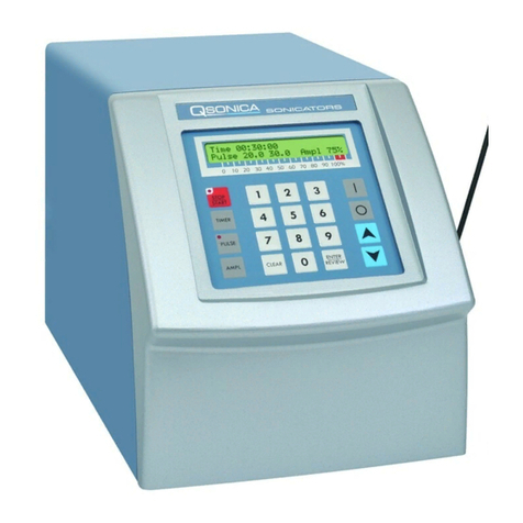 Qsonica Sonicator Q500 Operation manual