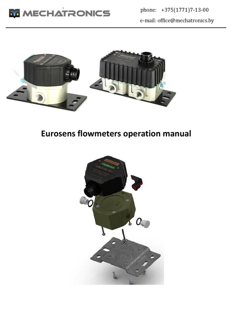 Mechatronics Eurosens Direct PH 100 Operation manual