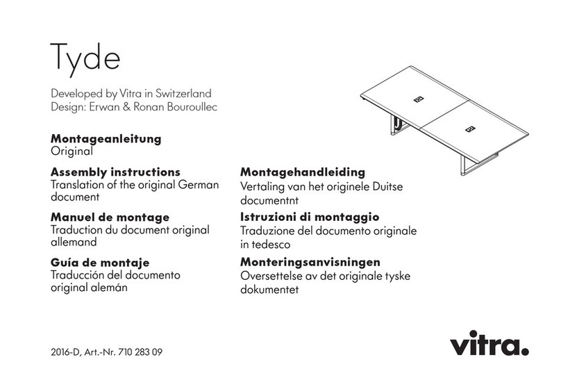 VITRA Tyde Assembly instructions