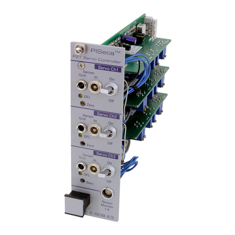 Physik Instrumente E-509 Series user manual Physik Instrumente E-509 Series user manual