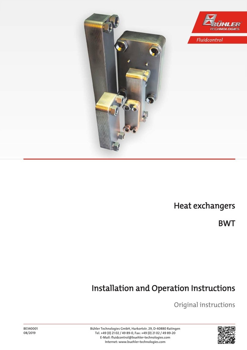 Bühler technologies BWT Series User manual