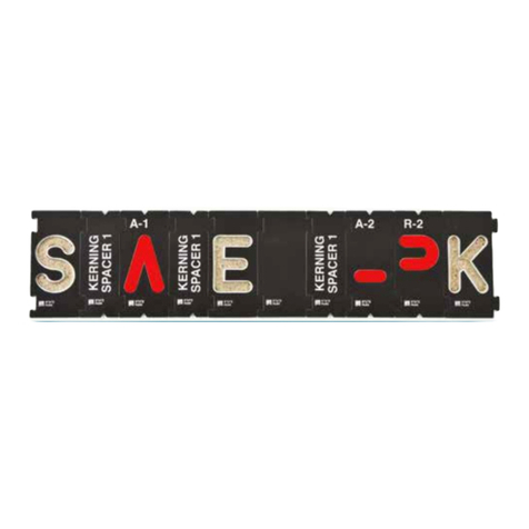 Rockler Interlock Signmaker’s Templates State Park User manual