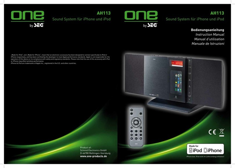 Seg One AH113 instruction manual