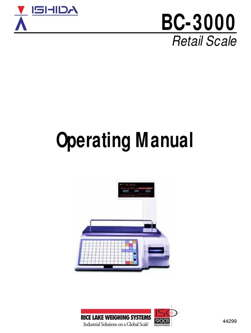 ISHIDA BC-3000 User manual