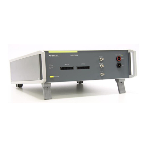 EMTEST PFM 200N100.1 User manual EMTEST PFM 200N100.1 User manual