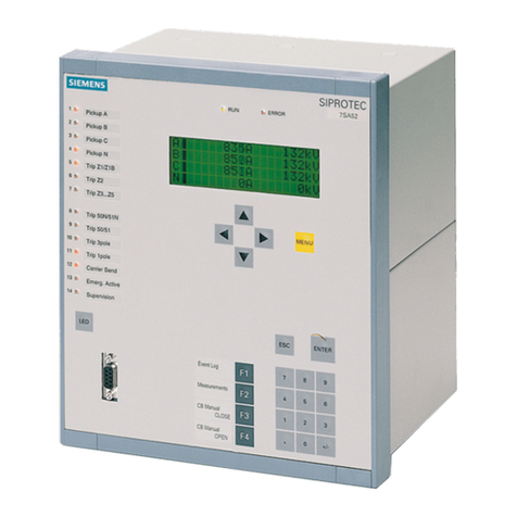 Siemens SIPROTEC4 7UM62 User manual