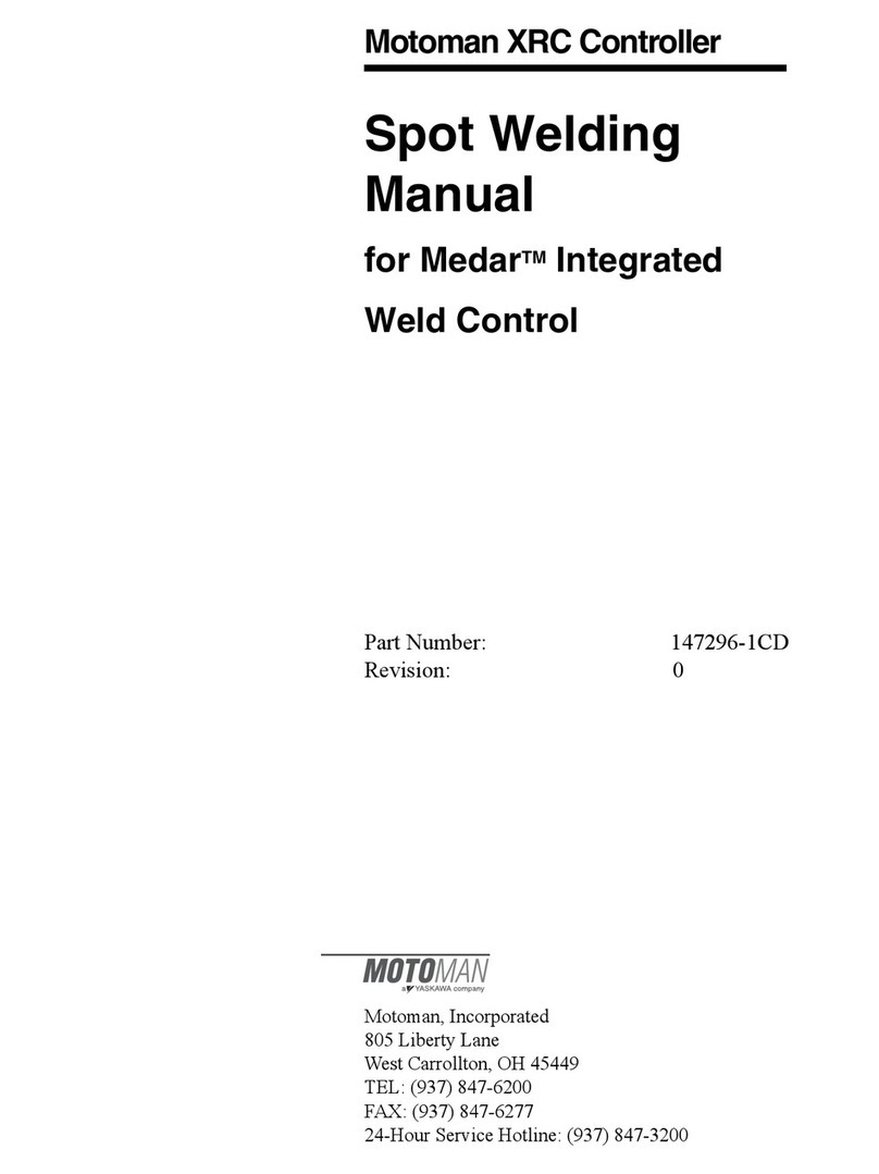 Motoman XRC Series User manual
