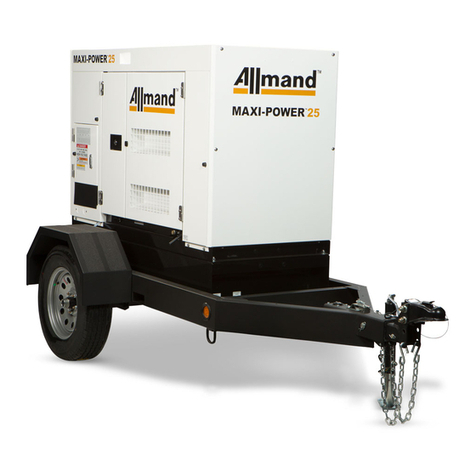 Allmand Maxi-Power MP25 T4F Operator's manual