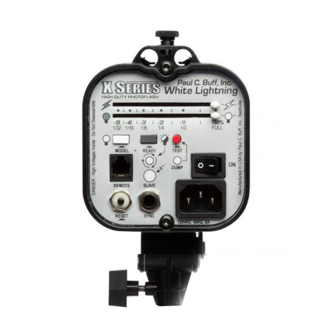 BUFF White Lightning X Series Operation manual