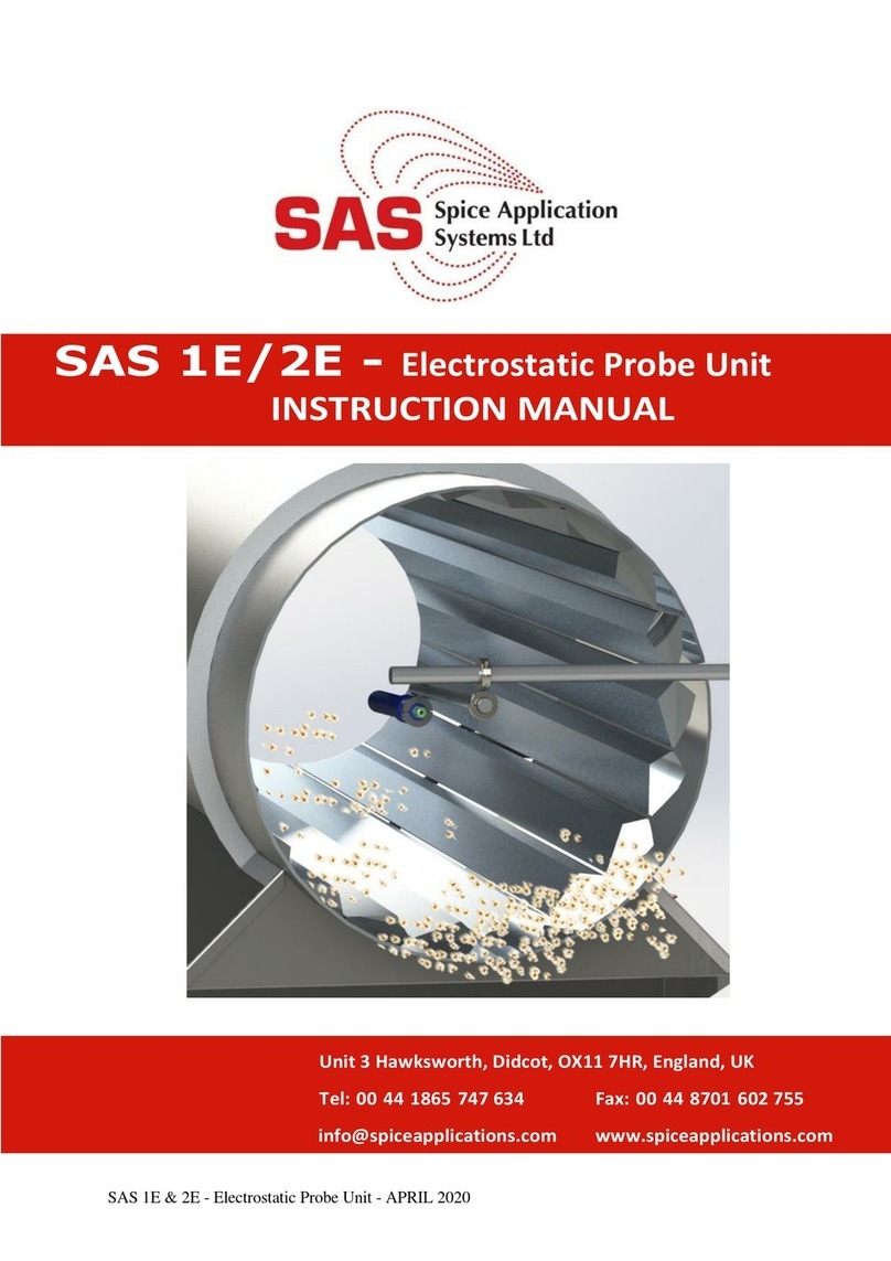 SAS SAS 1E instruction manual