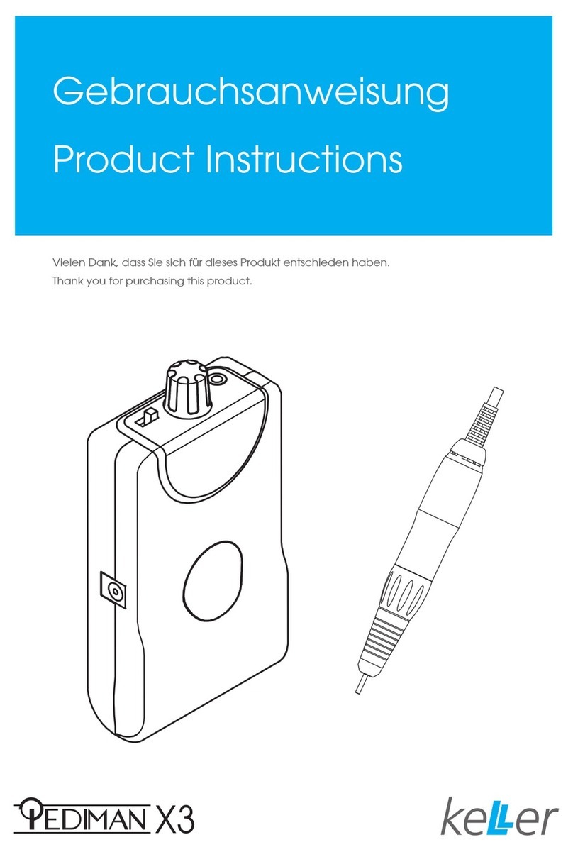 Keller Pediman X3 Product instructions
