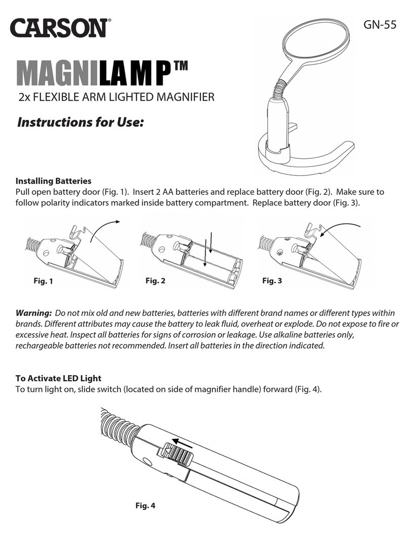Carson MAGNILAMP GN-55 User manual Carson MAGNILAMP GN-55 User manual