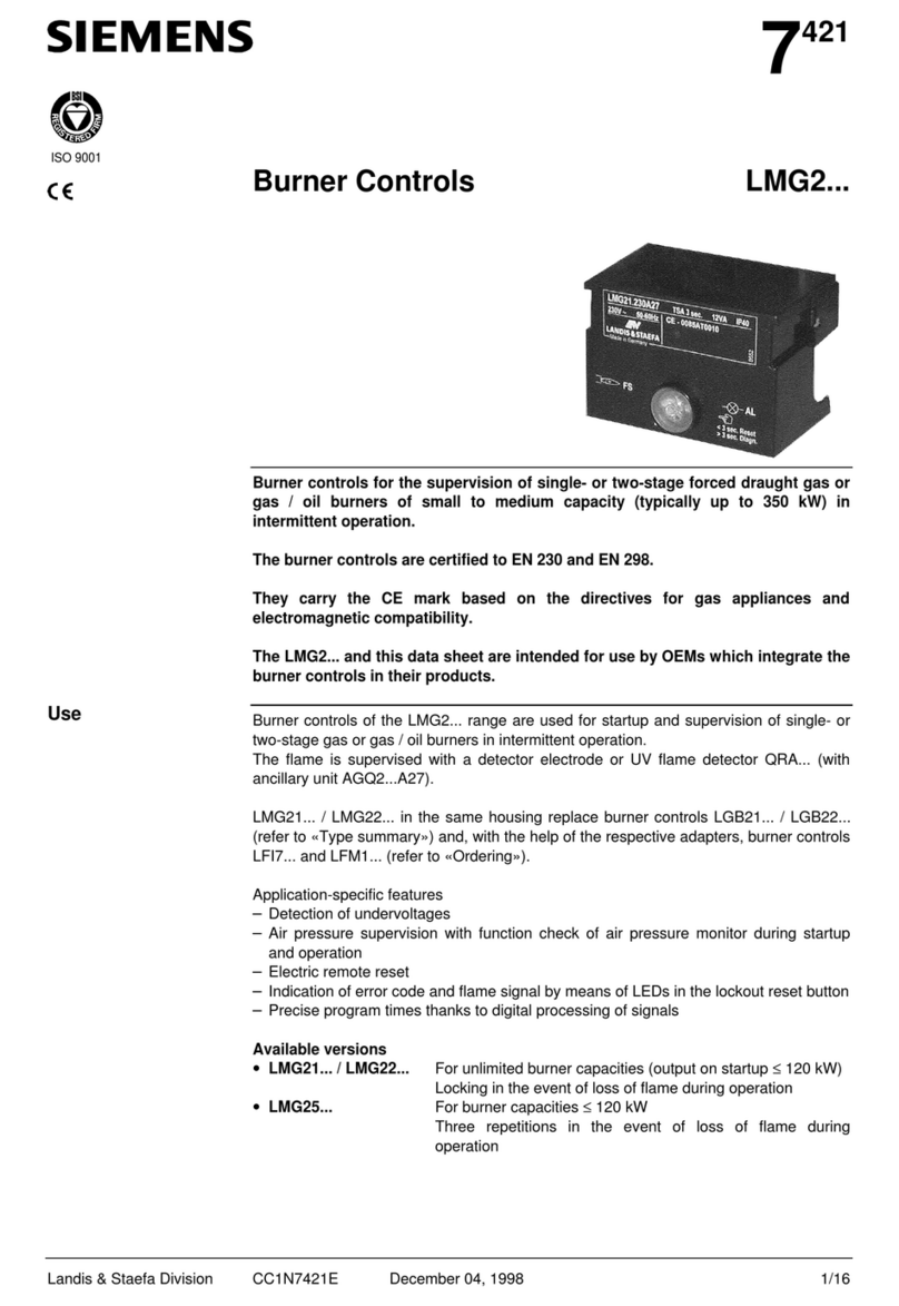 Siemens LMG2 Series User manual