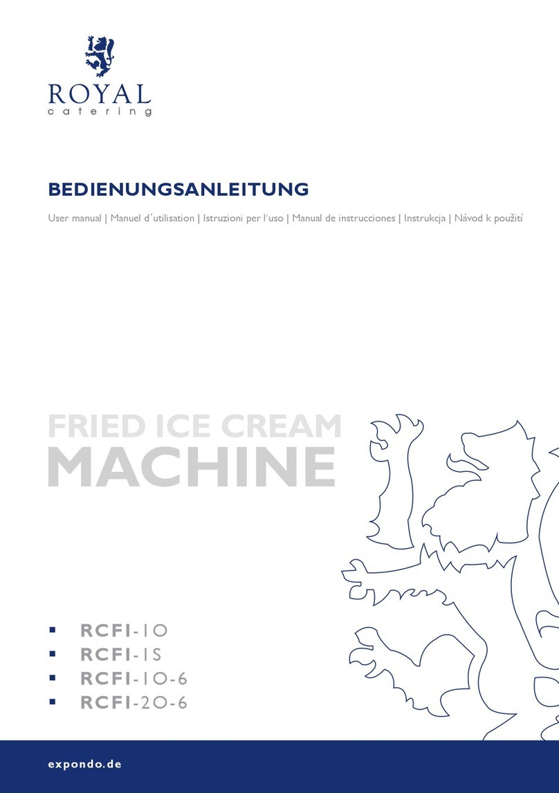 Royal Catering RCFI-1O user manual