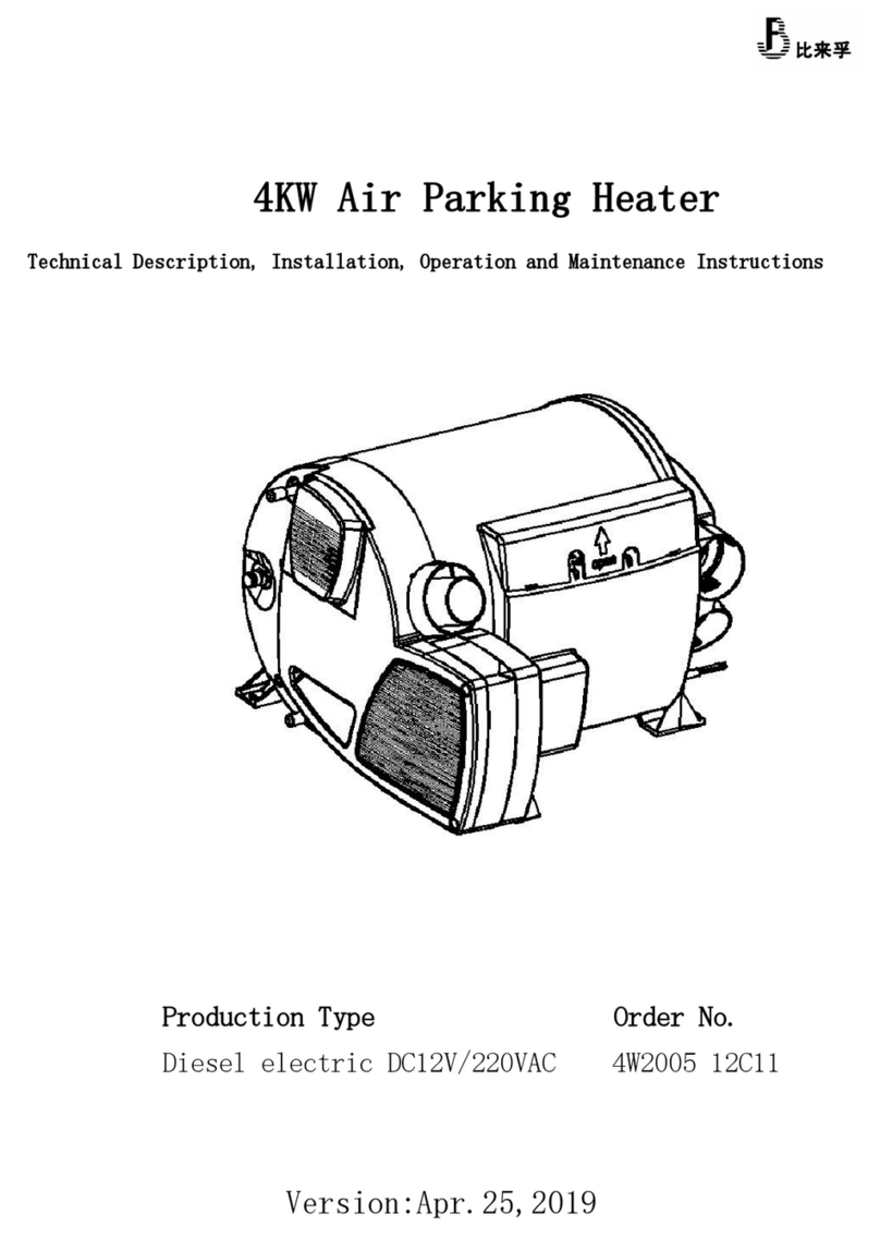 Belief 4W2005 12C11 Technical description, installation, operation and maintenance instructions