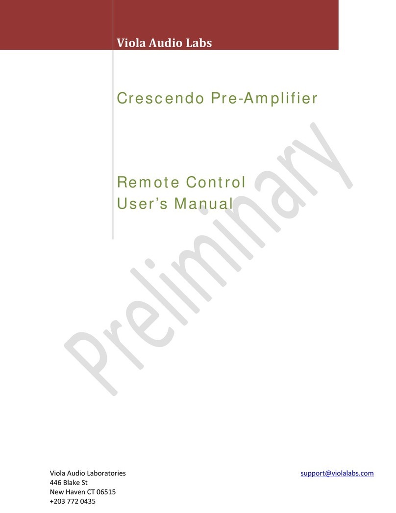 Viola Systems Crescendo user manual