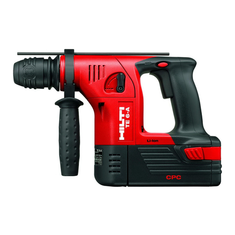 Hilti te6-a User manual