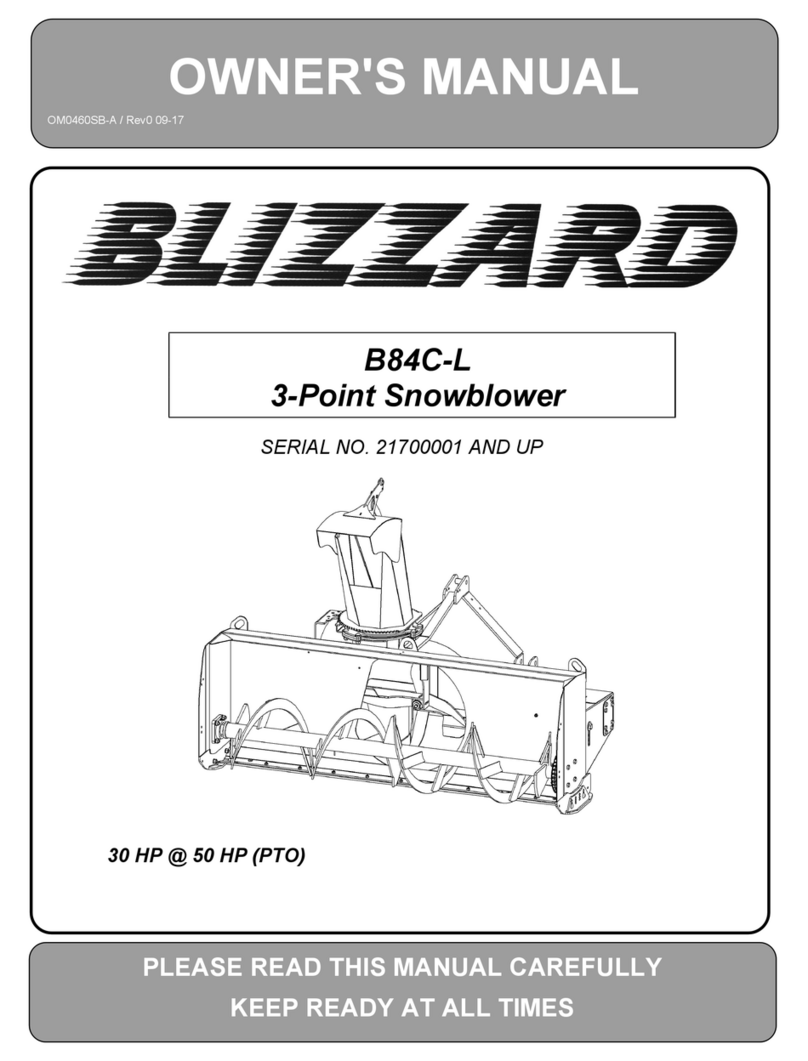 RadTech BLIZZARD B84C-L owner's manual