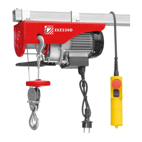 HOLZMANN MASCHINEN ESZ 250D user manual