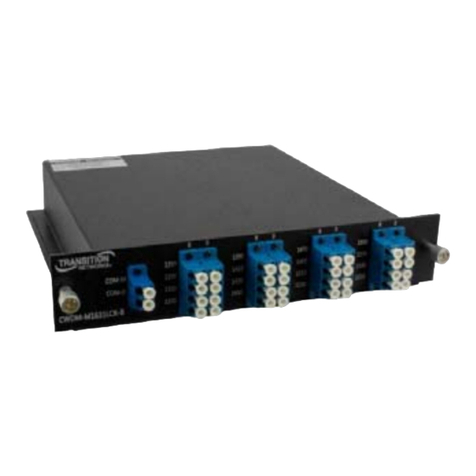 Transition Networks CWDM-M1631LCR-B quick start guide