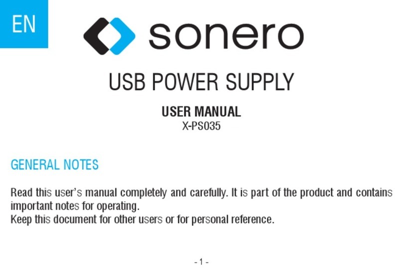 Sonero X-PS035 user manual