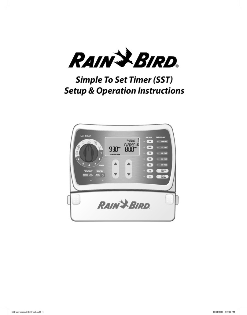 Rain Bird SST-600in Manual instruction