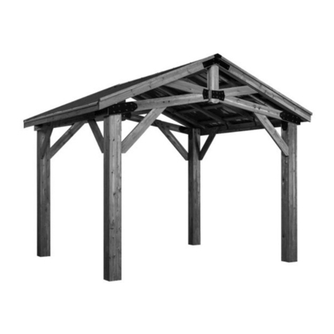 Backyard Discovery 10x12 BRINDLEWOOD GAZEBO Owner's manual & assembly instructions