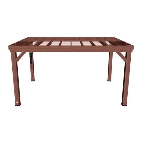 Backyard Discovery 14x10 BROCKTON PERGOLA Owner's manual & assembly instructions Backyard Discovery 14x10 BROCKTON PERGOLA Owner's manual & assembly instructions