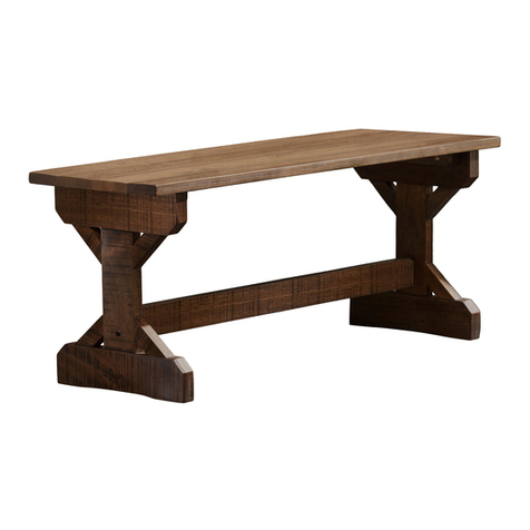 Backyard Discovery FARMHOUSE BENCH Use and care manual