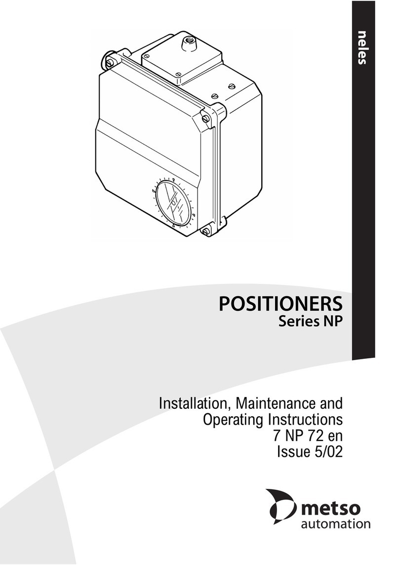 metso automation neles NP Series Operating and maintenance manual